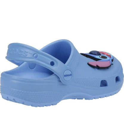 Oxygen Blue - Back - Crocs Lilo & Stitch Childrens-Kids Classic Clogs