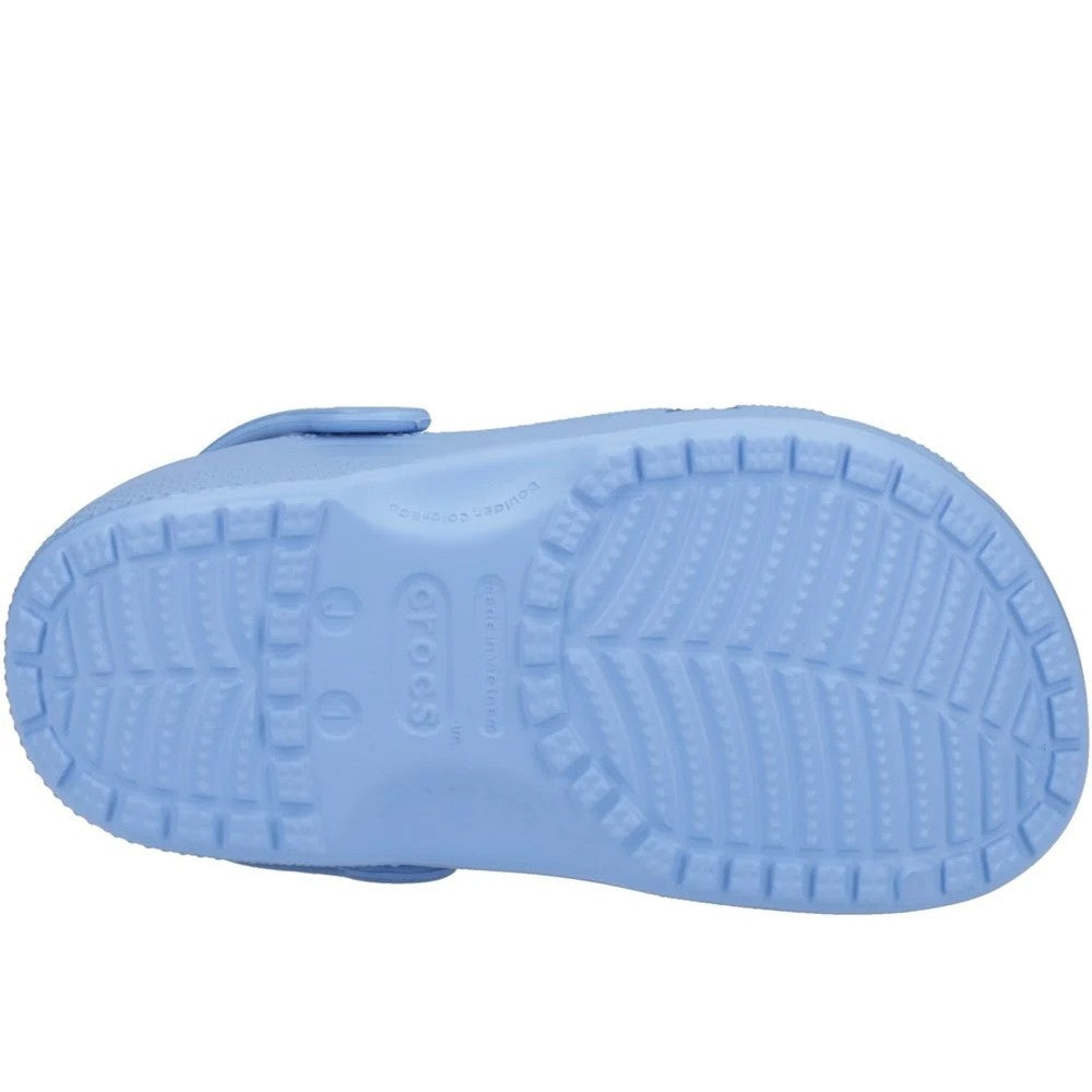 Oxygen Blue - Side - Crocs Lilo & Stitch Childrens-Kids Classic Clogs