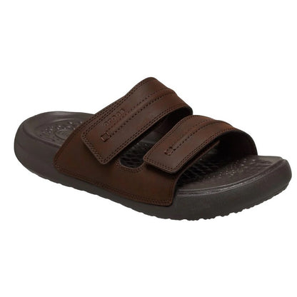 Espresso - Front - Crocs Mens Yukon Vista II Flip Flops