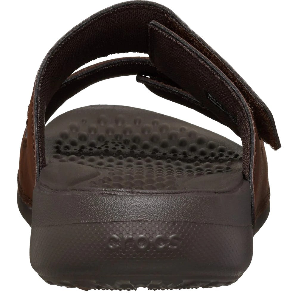Espresso - Back - Crocs Mens Yukon Vista II Flip Flops