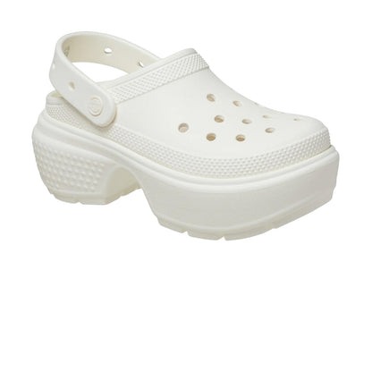 Chalk - Front - Crocs Unisex Adult Stomp Clogs