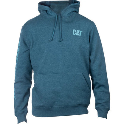 Mallard Blue - Front - Caterpillar Mens Trademark Banner Hoodie