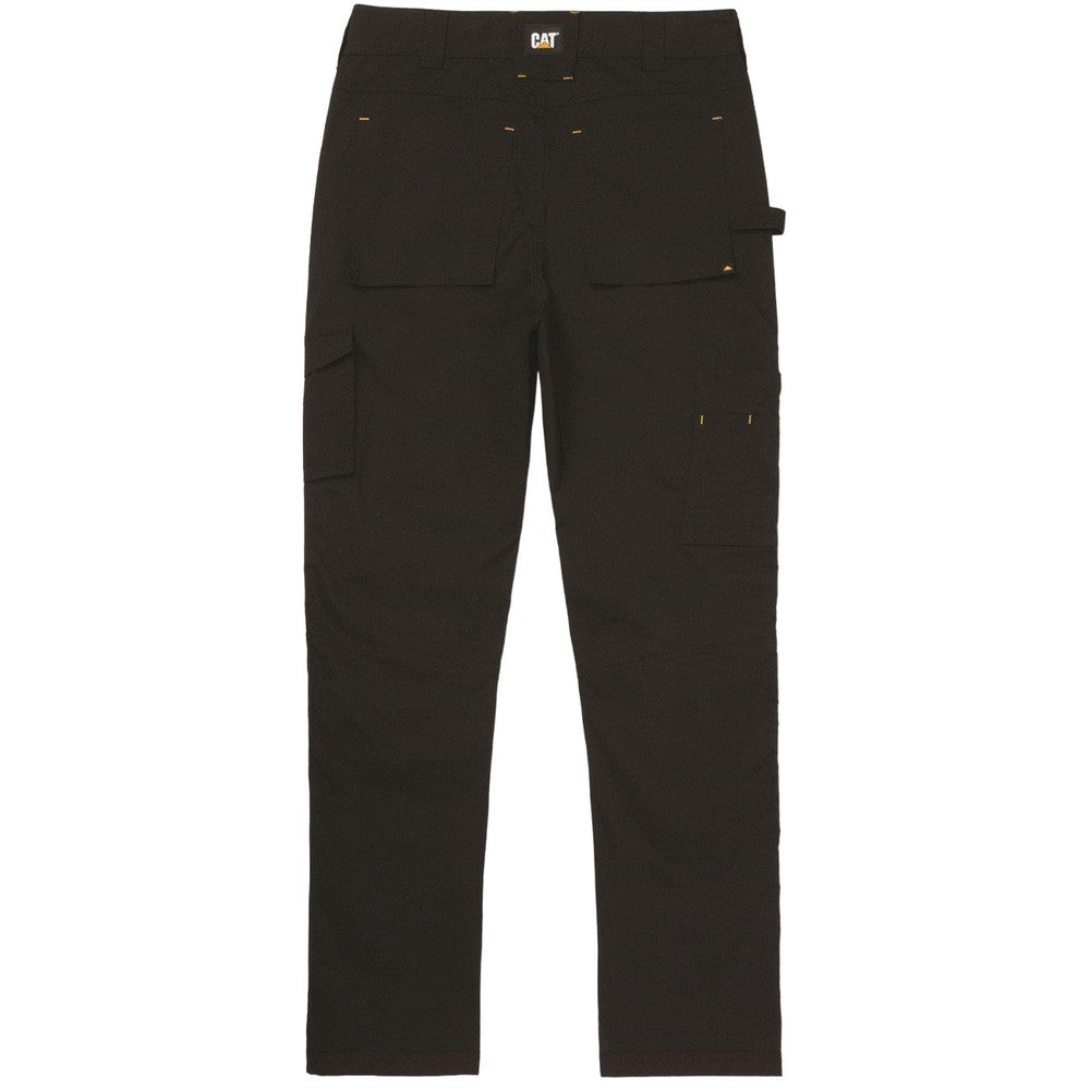 Black - Back - Caterpillar Mens Nexus Stretch Work Trousers