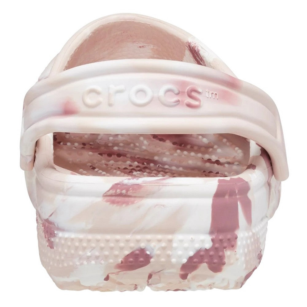 Quartz - Back - Crocs Childrens-Kids Classic Marble Clogs
