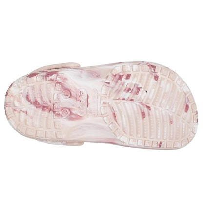 Quartz - Side - Crocs Childrens-Kids Classic Marble Clogs