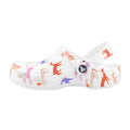 White-Pink-Blue - Side - Crocs Childrens-Kids Classic Unicorn Clogs