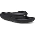 Black - Front - Crocs Unisex Adult Mellow Recovery Flip Flops