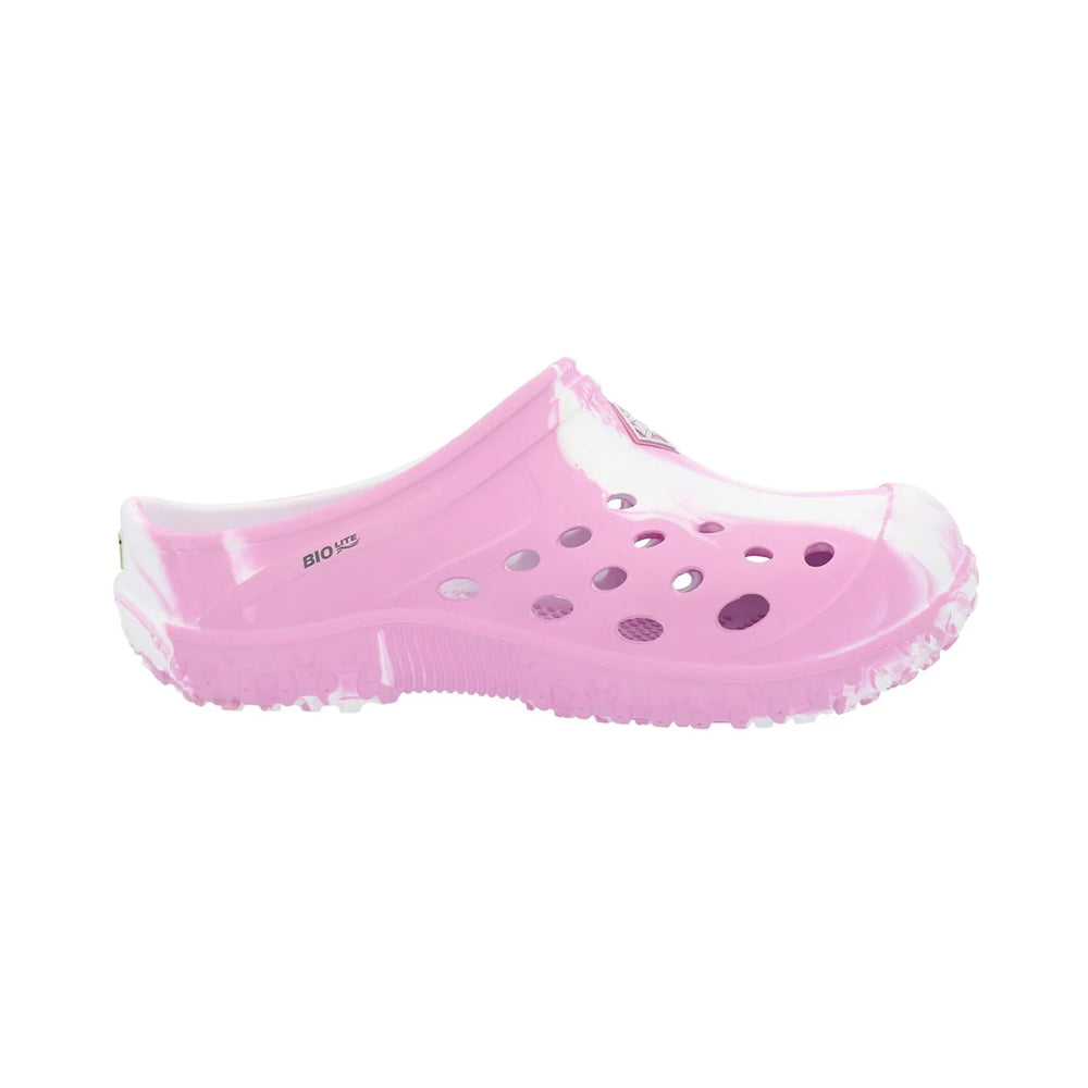 Pink-White - Lifestyle - Muck Boots Childrens-Kids Muckster Lite Clogs
