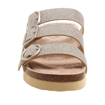 Gold - Back - Rocket Dog Womens-Ladies Astor Glenn Glitter Sandals