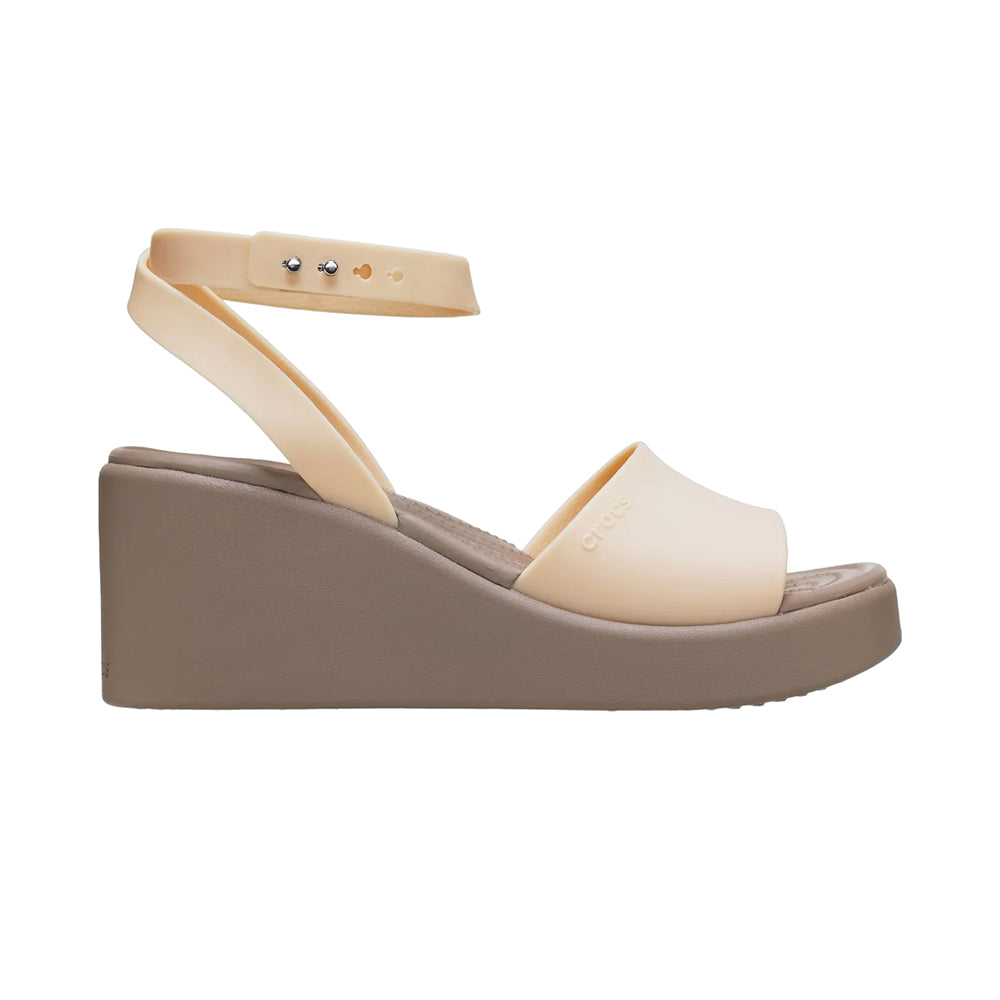 Shitake - Lifestyle - Crocs Womens-Ladies Brooklyn Wedge