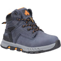 Navy - Front - Amblers Mens Elena Grain Leather Safety Boots