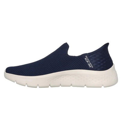 Navy - Side - Skechers Womens-Ladies Go Walk Flex - Sunset View Shoes