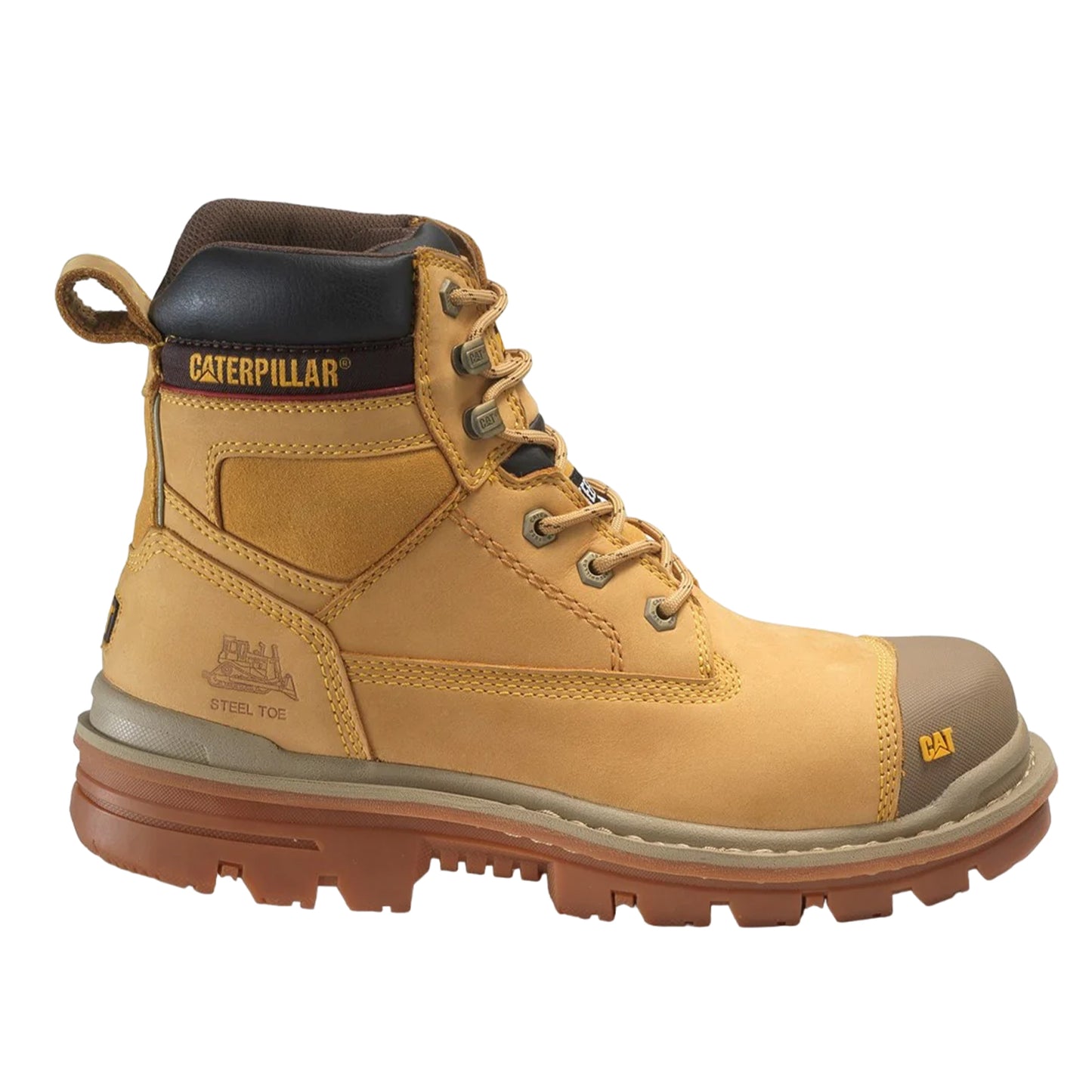 Honey - Lifestyle - CAT Lifestyle Mens Gravel 6 Leather Safety Boots