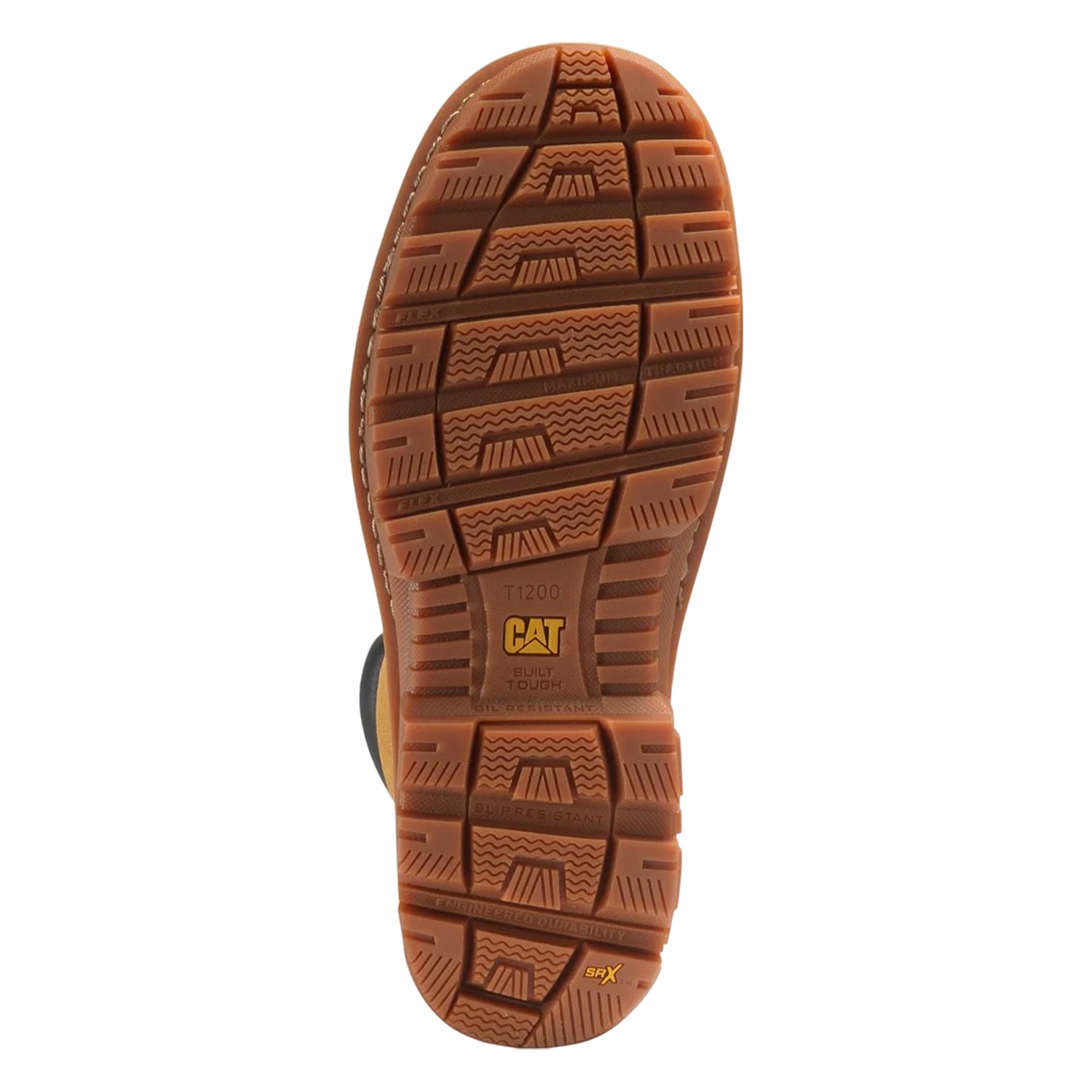 Honey - Close up - CAT Lifestyle Mens Gravel 6 Leather Safety Boots