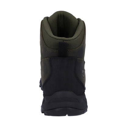 Khaki Green - Back - Hi-Tec Mens Euro Trail Walking Boots