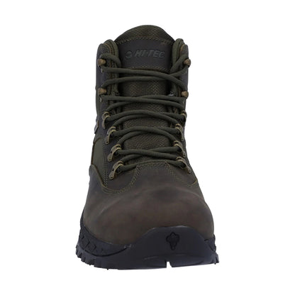 Khaki Green - Pack Shot - Hi-Tec Mens Euro Trail Walking Boots