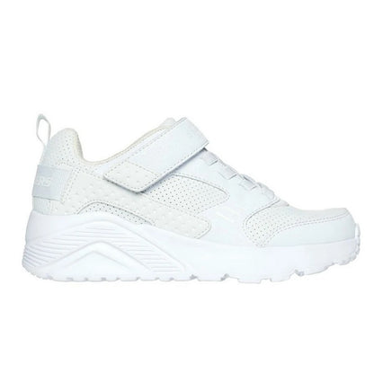 White - Lifestyle - Skechers Childrens-Kids Uno Lite - Donex Trainers