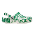 Green Ivy - Side - Crocs Childrens-Kids Classic Clogs