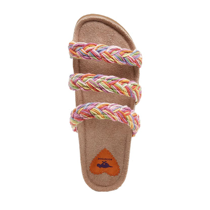 Rainbow - Pack Shot - Rocket Dog Womens-Ladies Ashley Braided Sandals
