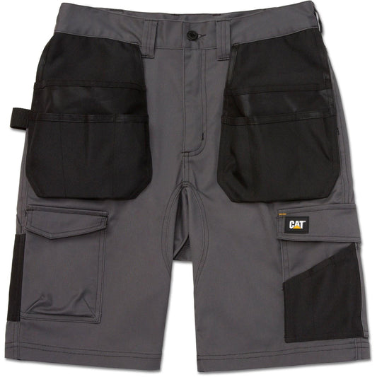 Dark Shadow - Front - Caterpillar Mens Essential Stretch Holster Pocket Shorts