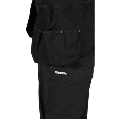 Black - Side - Caterpillar Mens Nexus Stretch Holster Pocket Trousers