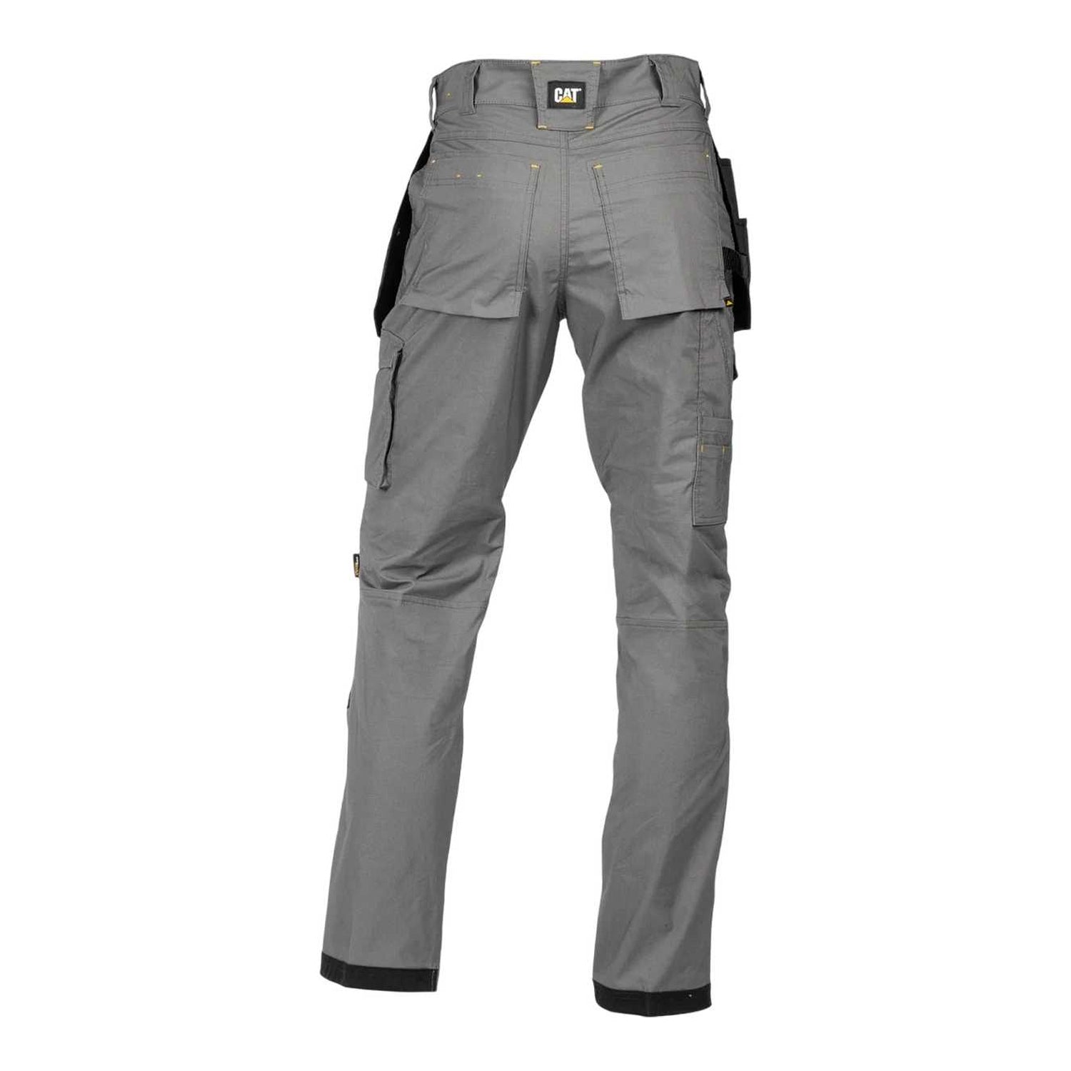Dark Shadow - Back - Caterpillar Mens Nexus Stretch Holster Pocket Trousers
