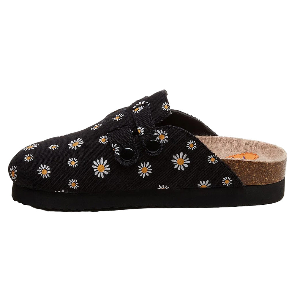 Black - Side - Rocket Dog Womens-Ladies Abel Plus Dixie Daisy Mules