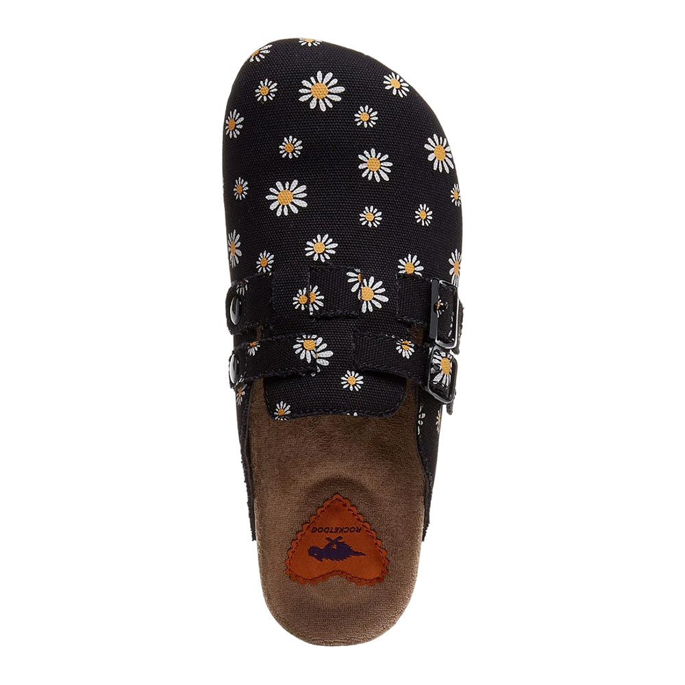 Black - Pack Shot - Rocket Dog Womens-Ladies Abel Plus Dixie Daisy Mules