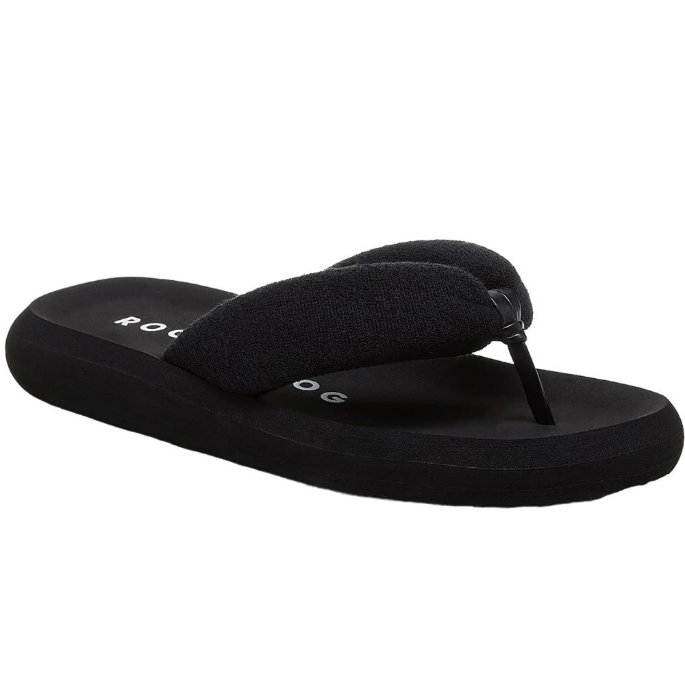 Black - Front - Rocket Dog Womens-Ladies Flip Flops
