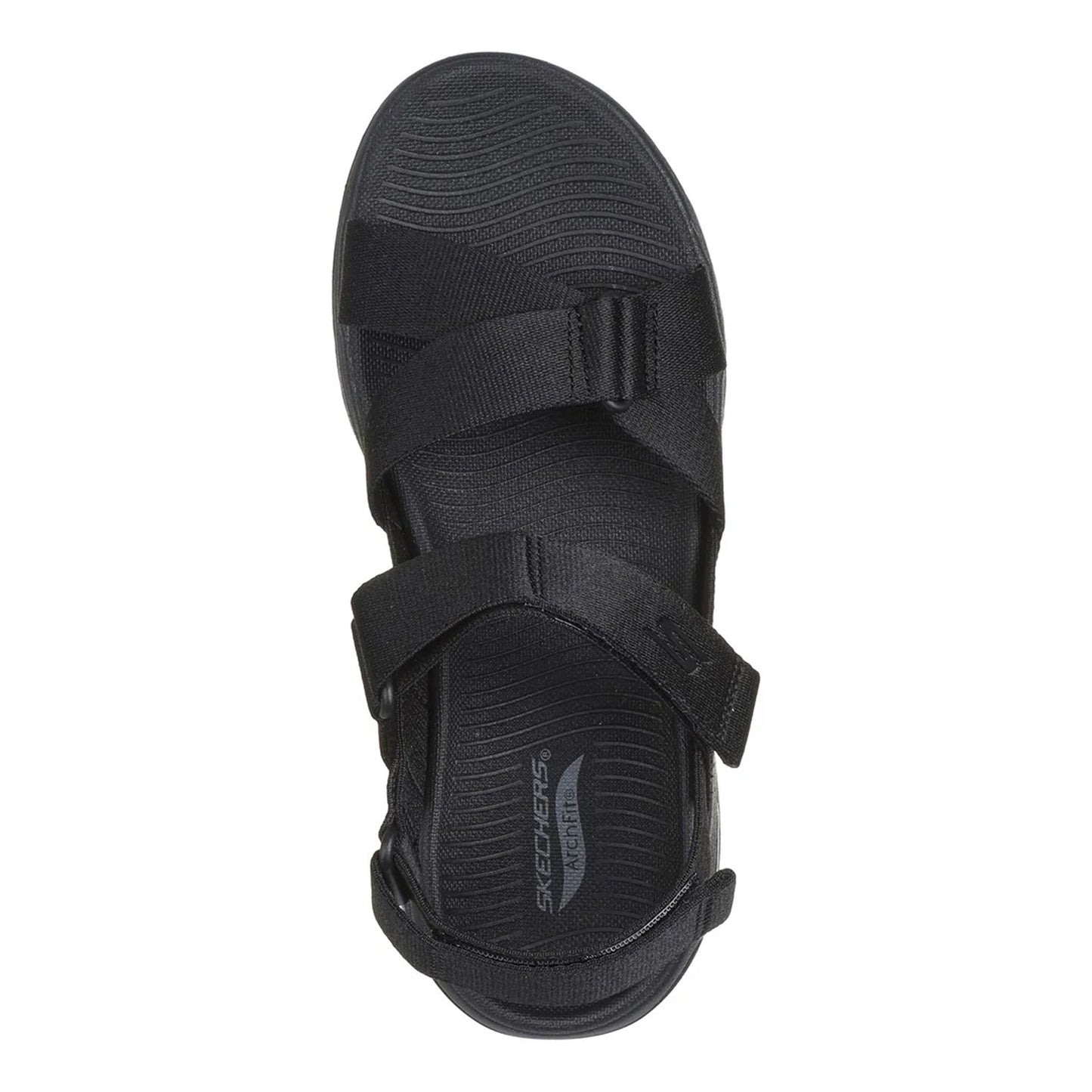 Black - Lifestyle - Skechers Womens-Ladies Go Walk Attract Arch Fit Sandals