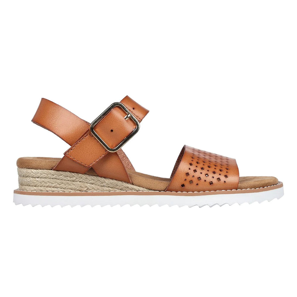 Luggage - Side - Skechers Womens-Ladies Bobs Desert Kiss - Sunny Flair Sandals