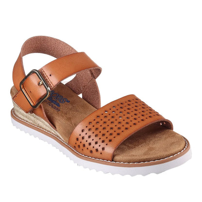 Luggage - Front - Skechers Womens-Ladies Bobs Desert Kiss - Sunny Flair Sandals