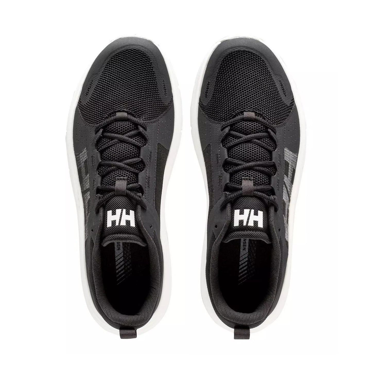 Black-White - Side - Helly Hansen Mens Ahiga Evo 5 Trainers