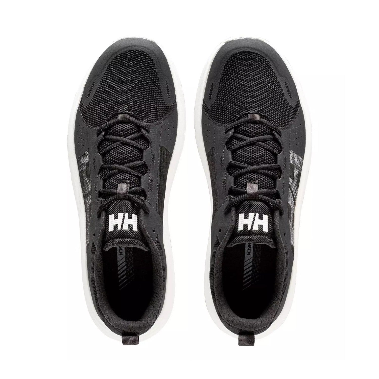 Black-White - Side - Helly Hansen Mens Ahiga Evo 5 Trainers