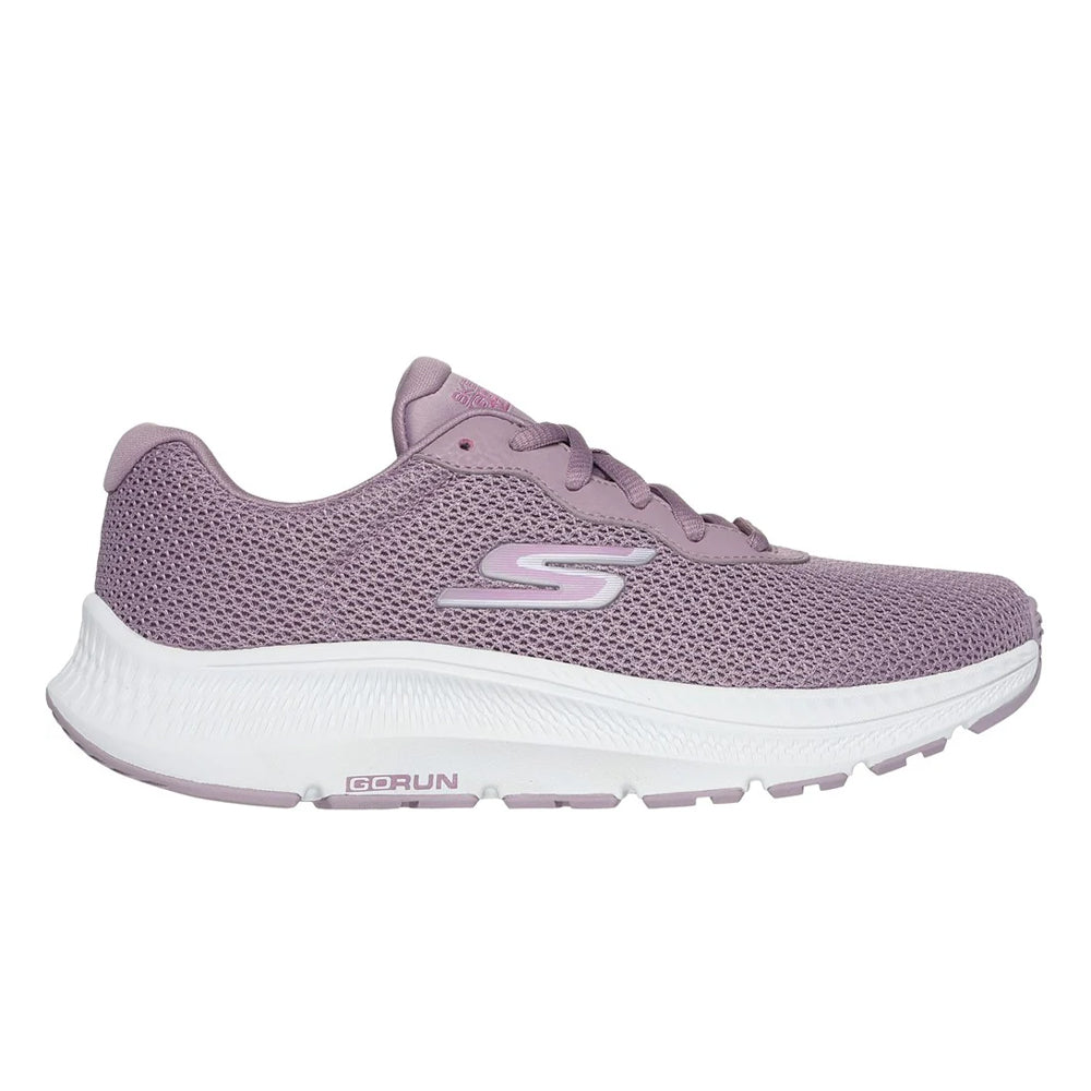 Mauve - Side - Skechers Womens-Ladies Go Run Consistent 2.0 Engaged Trainers