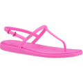 Pink Crush - Front - Crocs Womens-Ladies Miami Flip Flops