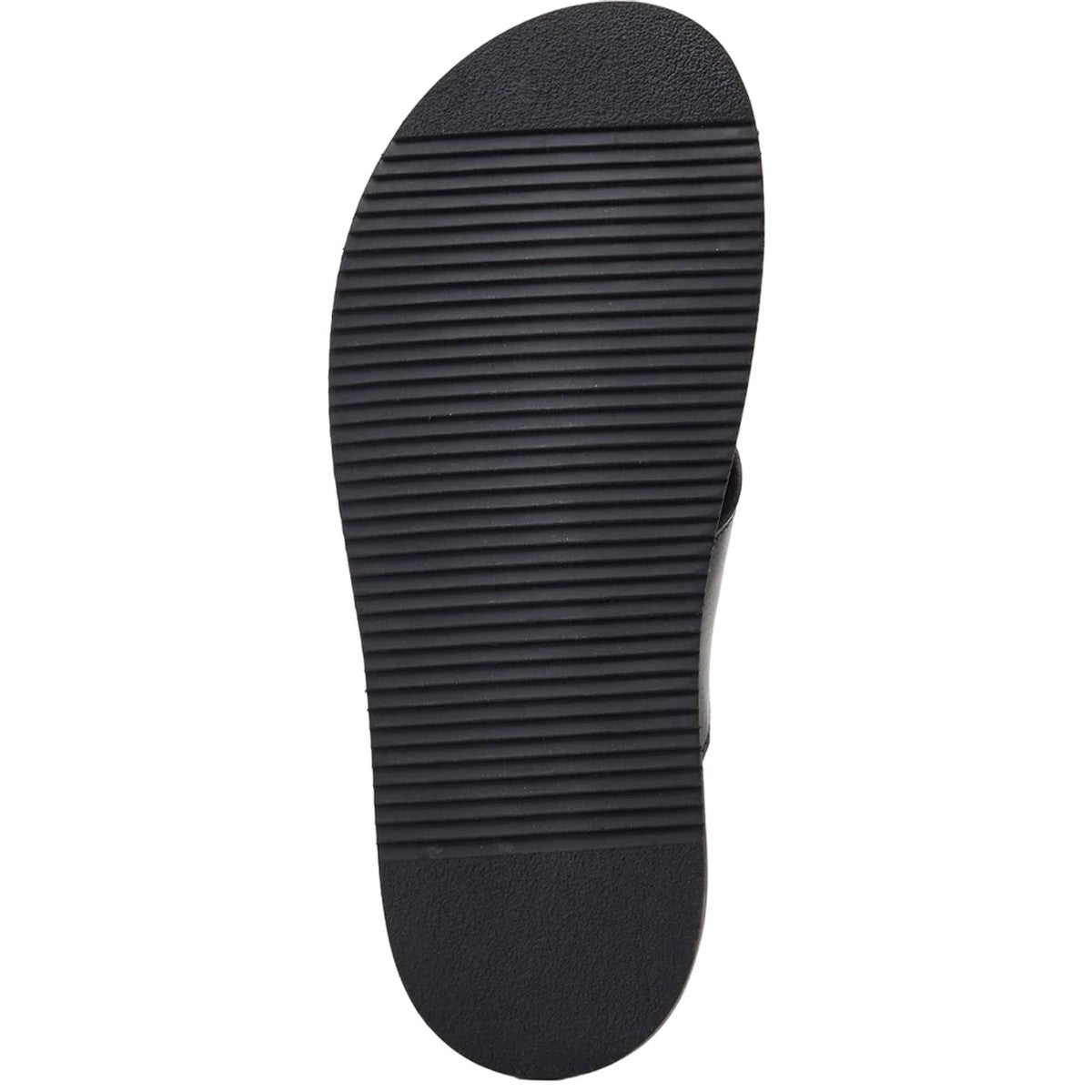 Black - Lifestyle - Base London Mens Astro Leather Slip-on Sandals