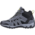 Graphite-Black-Citron - Side - Hi-Tec Mens Jaguar Mid Cut Boots