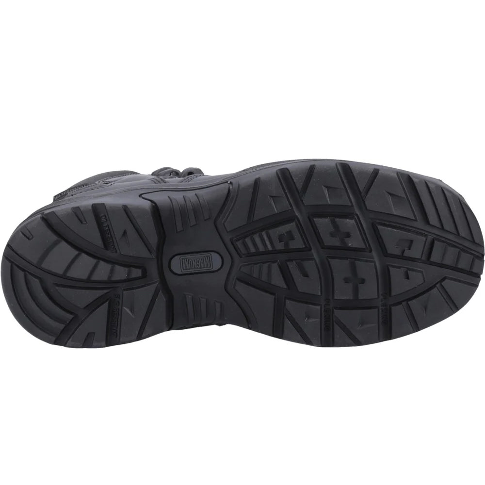 Black - Lifestyle - Magnum Unisex Adult Responder Grain Leather Side Zip Safety Boots
