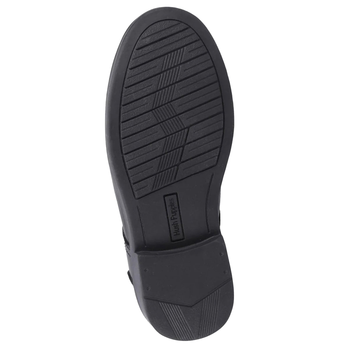 Black - Lifestyle - Hush Puppies Boys Tommy Leather School Shoes