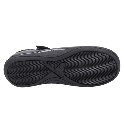 Black Patent - Lifestyle - Hush Puppies Girls Christina Leather School Shoes
