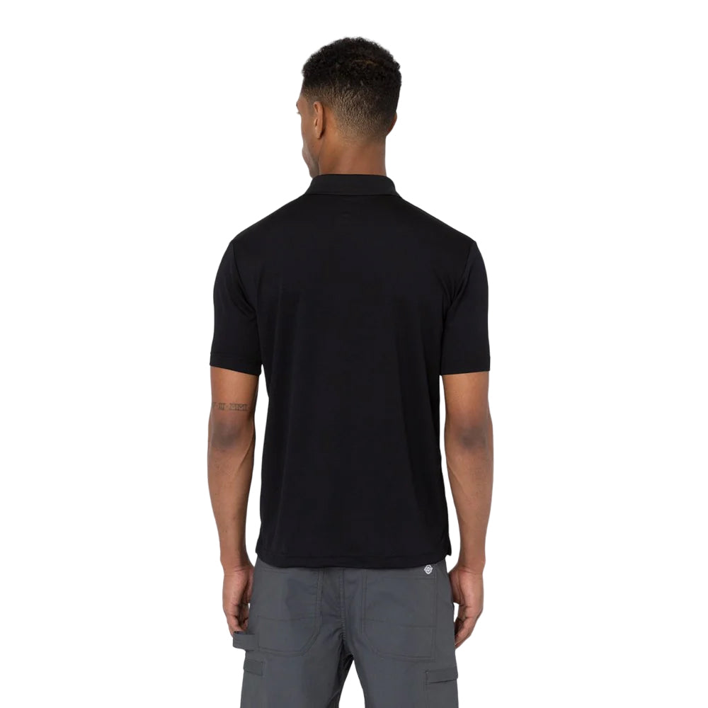 Black - Back - Dickies Mens Everyday Polo Shirt