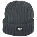 Graphite - Front - Caterpillar C443 Rib Watch Hat - Headwear
