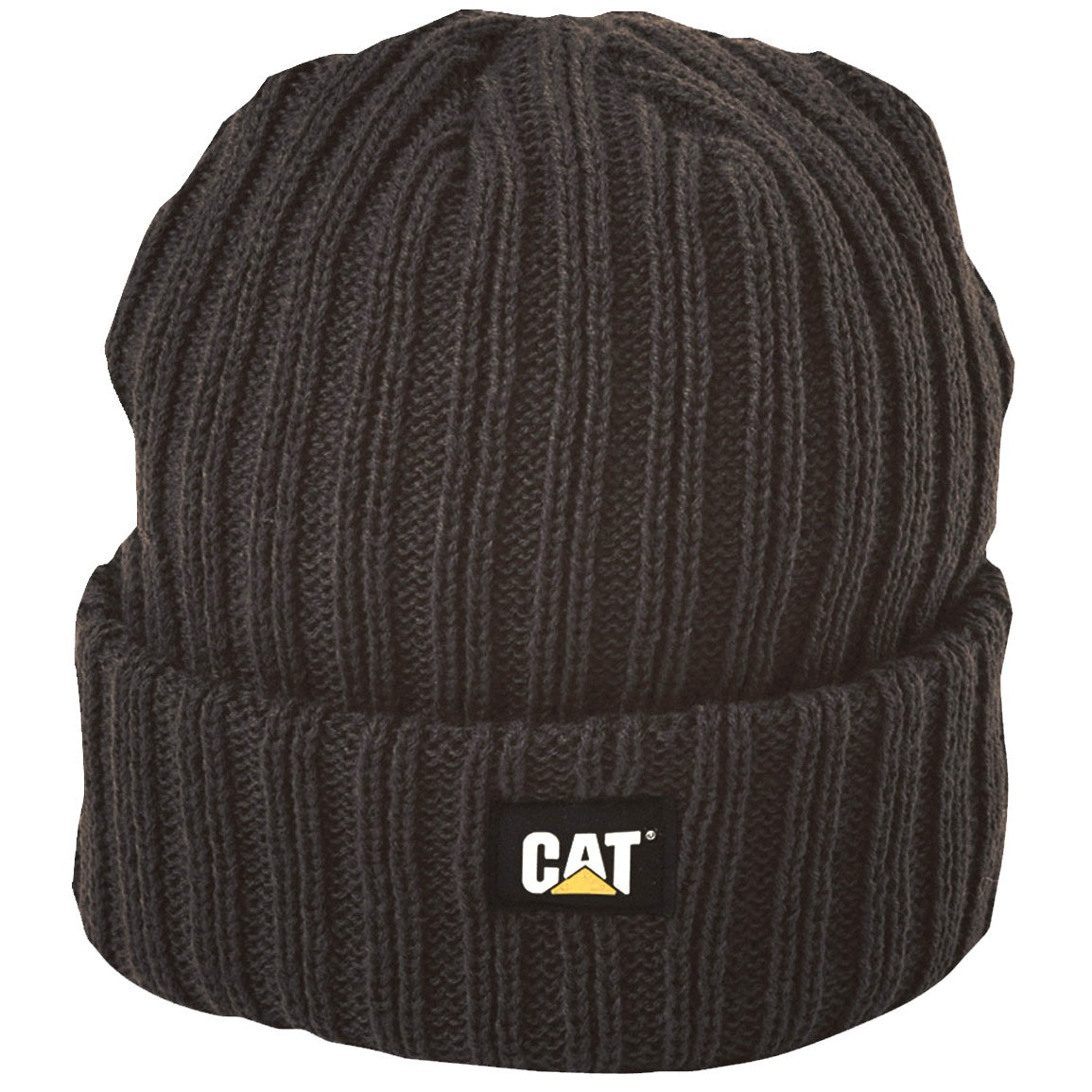 Black - Front - Caterpillar C443 Rib Watch Hat - Headwear