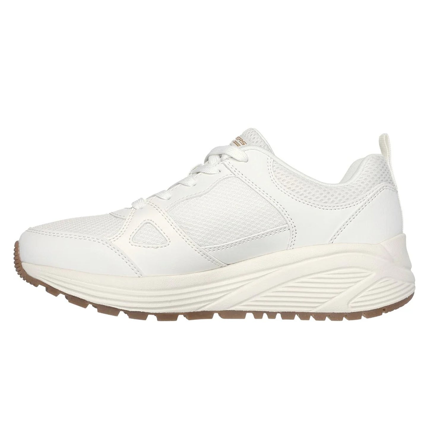 Off White - Back - Skechers Womens-Ladies Bobs Sparrow 2.0 Retro Trainers