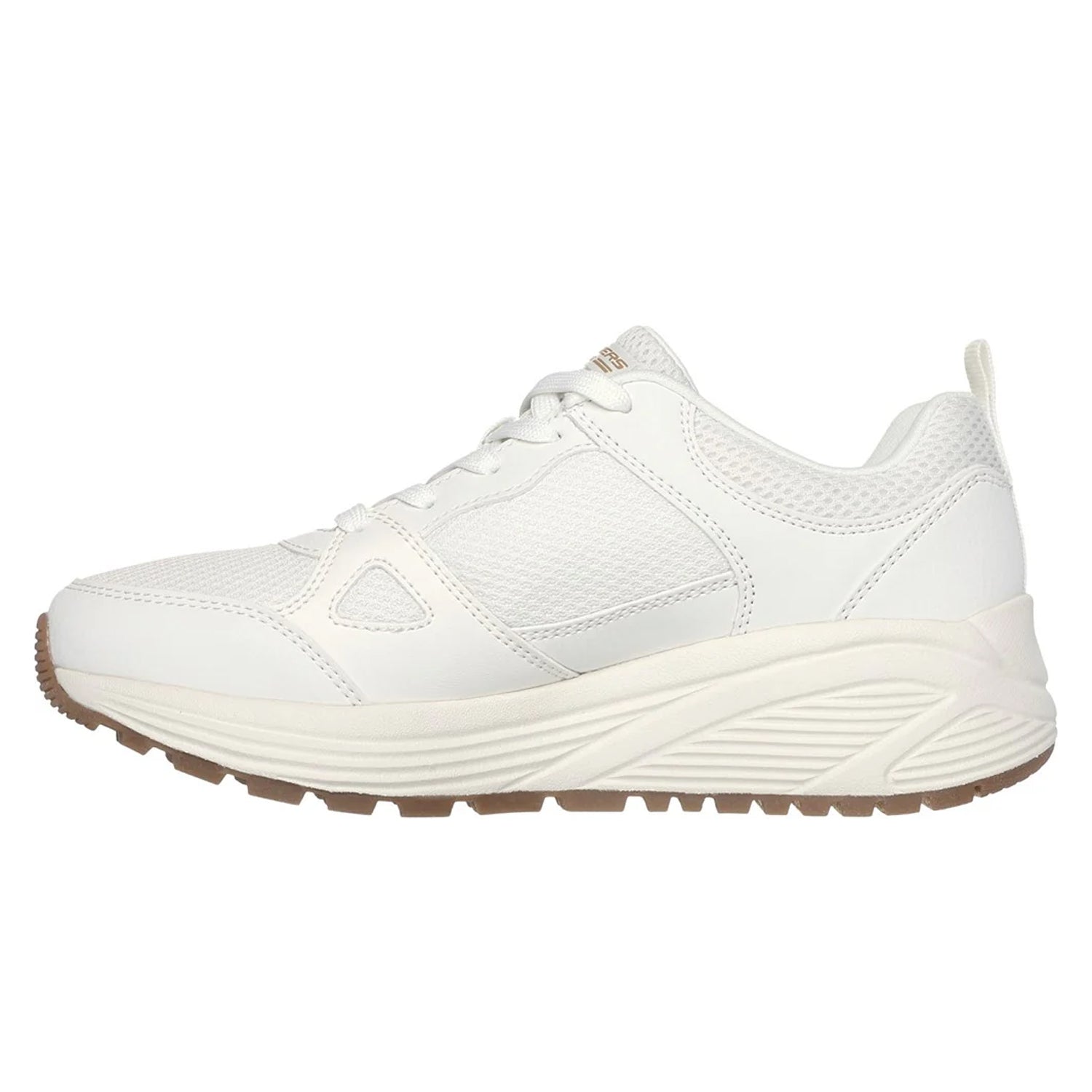 Off White - Back - Skechers Womens-Ladies Bobs Sparrow 2.0 Retro Trainers