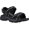 Black-Grey-Orange - Front - Hi-Tec Mens Sierra Sandals