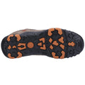 Taupe-Burnt Orange - Side - Hi-Tec Mens Quadra II Suede Walking Shoes