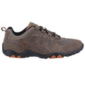 Taupe-Burnt Orange - Lifestyle - Hi-Tec Mens Quadra II Suede Walking Shoes