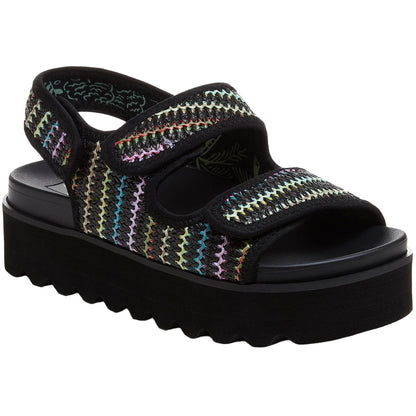 Black - Front - Rocket Dog Womens-Ladies Balmy Randy Sandals